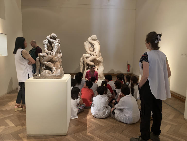 MNBA: Rodin, El beso, aula infantil © ABianco