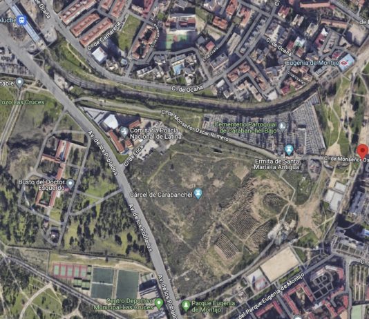 Madrid: terrenos de la antigüa cárcel de Carabanchel donde se reivindica un hospital público