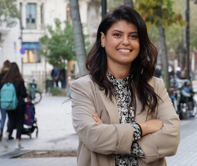 Razan Ismail, fundadora de la asociación Kudwa. Barcelona ©ACNUR