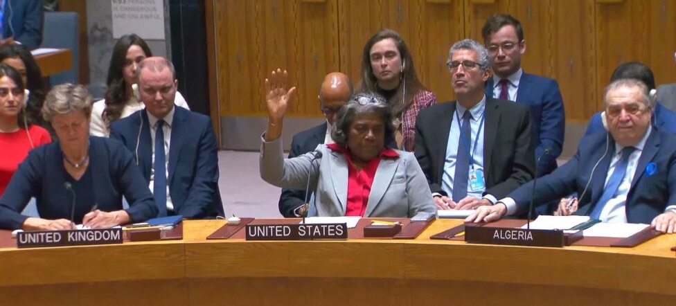 La embajadora de EEUU en la ONU se abstiene en la votación sobre Israel en el Consejo de Seguridad de Naciones Unidas.