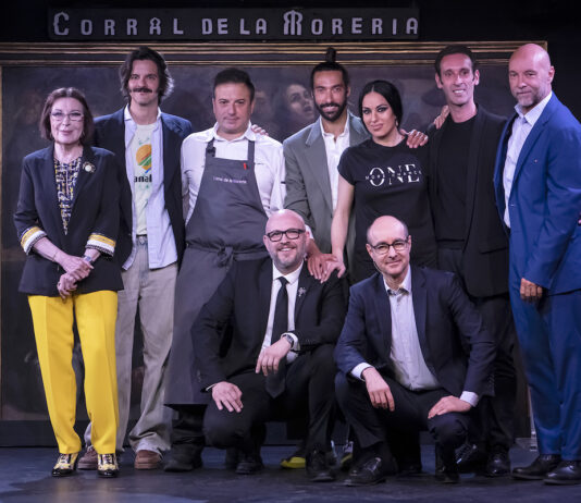 Blanca delRey, Ernesto Artillo, David García, Edu Guerrero, Belén López, Rubén Olmo, Armando del Rey. Sentados Santi Castillo y Juan Manuel del Rey. 20MAY2024