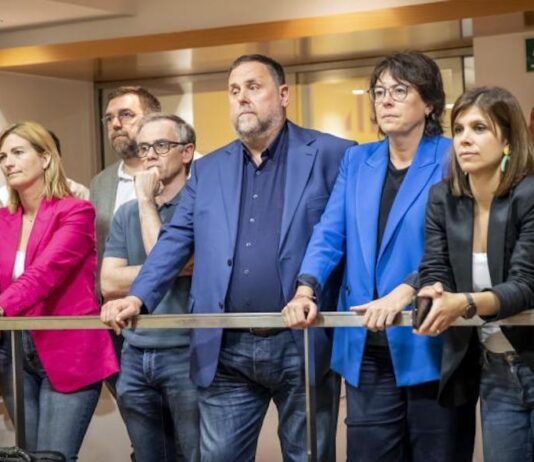 Junqueras en la dimisión de Pere Aragonés ©Llibert Teixidó : LV