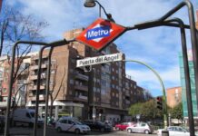 Madrid Metro Puerta del Ángel