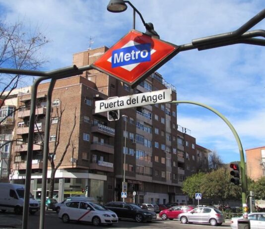 Madrid Metro Puerta del Ángel
