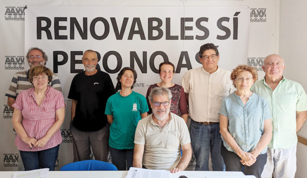 Representantes vecinales y ecologistas piden una moratoria en la instalación de parque fotovoltaicos en Madrid y Castilla La Mancha