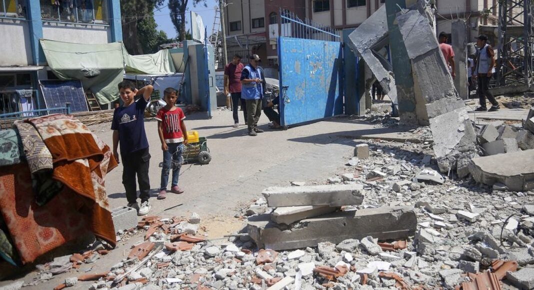 Escuela de la UNRWA atacada en Gaza ©ONU.news