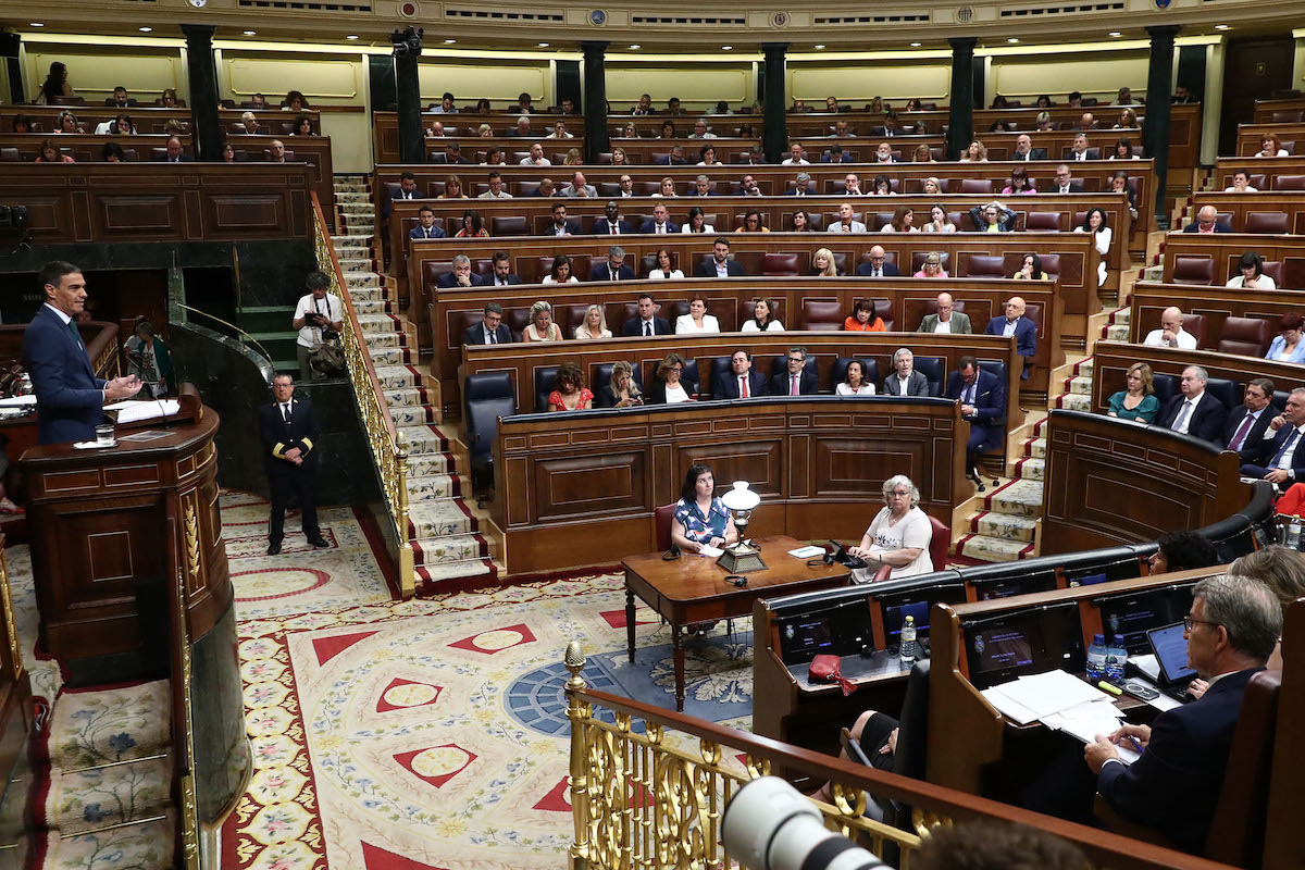 Pedro Sánchez en el Congreso de los Diputados 17JUN2024 ©Pool Moncloa Fernando Calvo