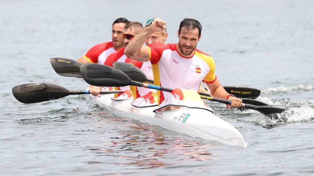 Saúl Craviotto, Carlos Arévalo, Marcus Cooper y Rodrigo Germade (K4 500, piragüismo