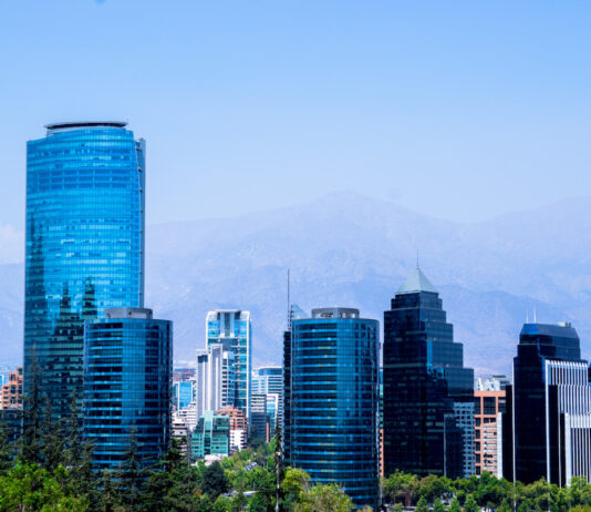 Santiago de Chile, centro financiero ©123RF