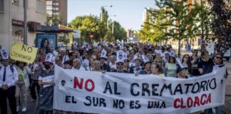 Miles de personas se manifestaron el 17 de septiembre en Usera y Villaverde contra la puesta en marcha de un crematorio junto a viviendas