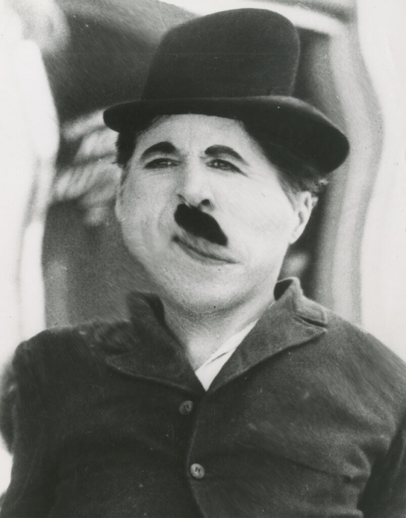 Weegee: Charles Chaplin distorsión, 1950