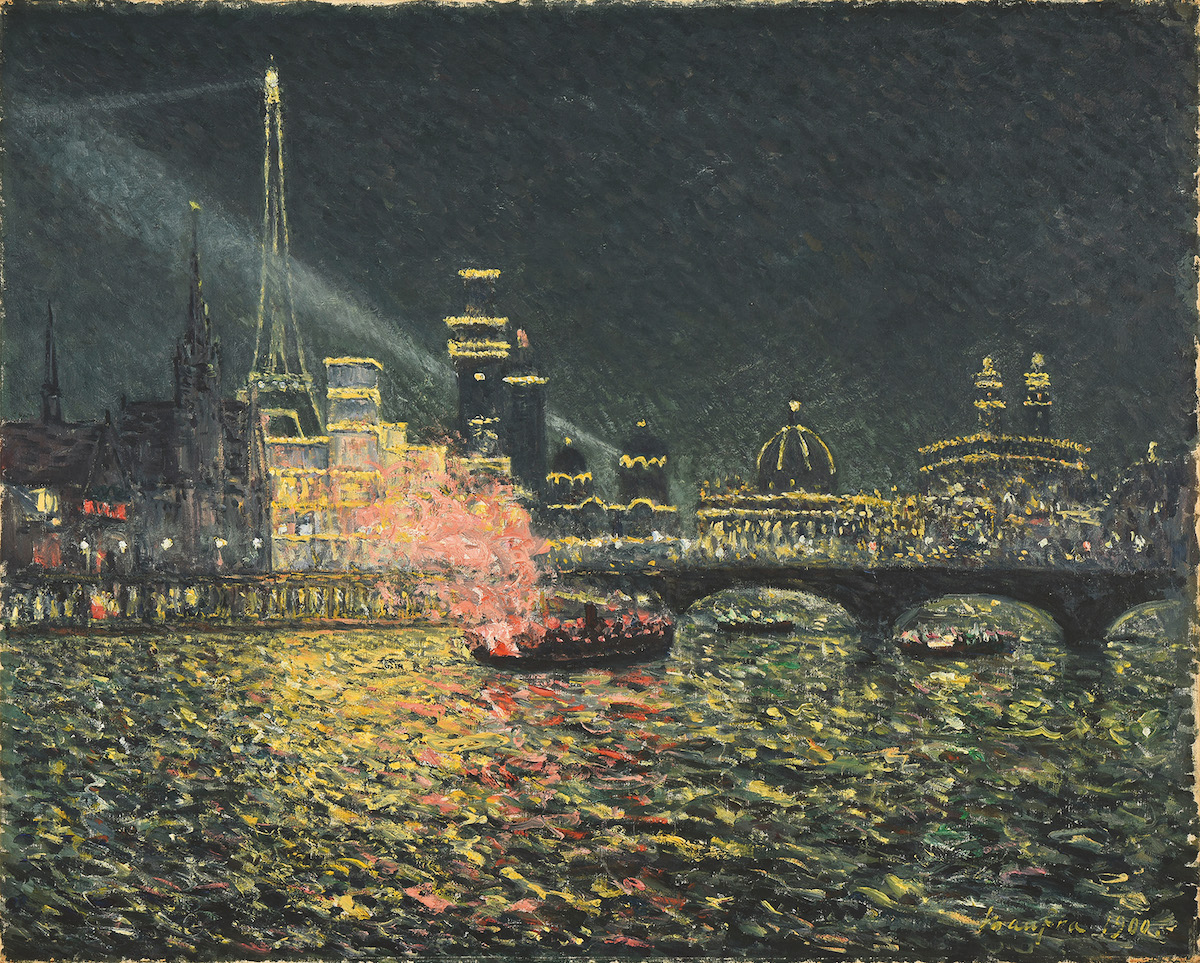 Impresionismo: Fantasía nocturna, París, Exposición universal, de Maxime Maufra