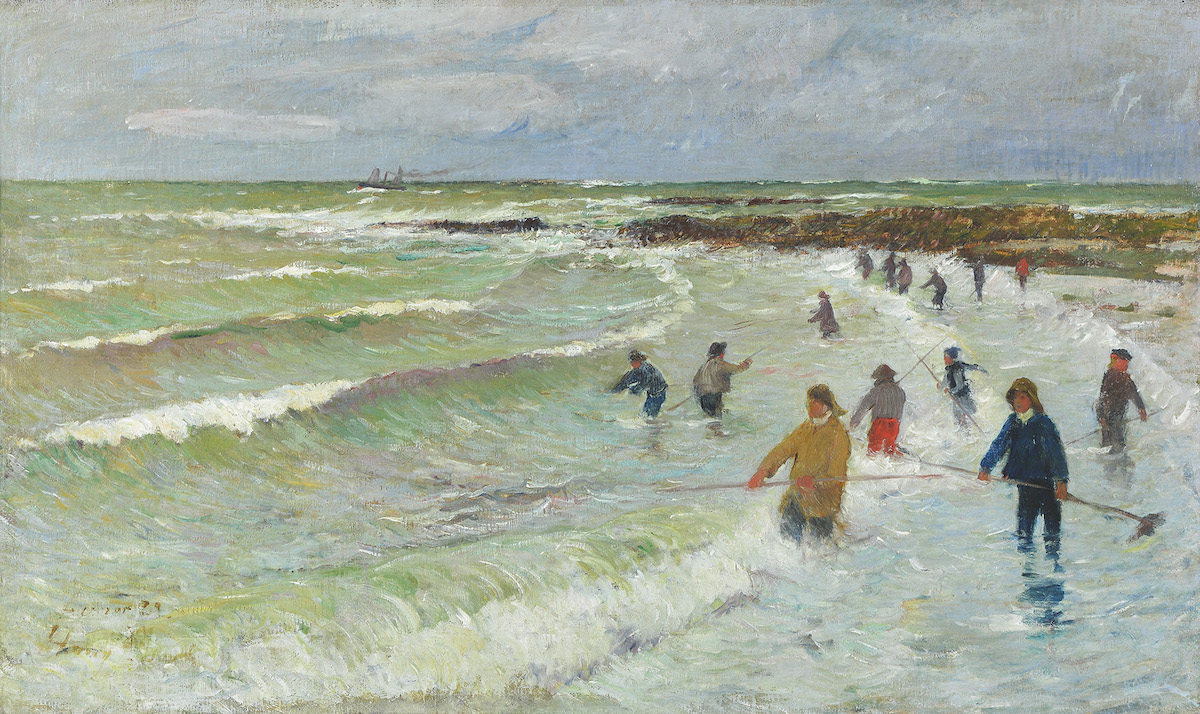 Impresionismo: pescadores de gambas, de Henry Moret