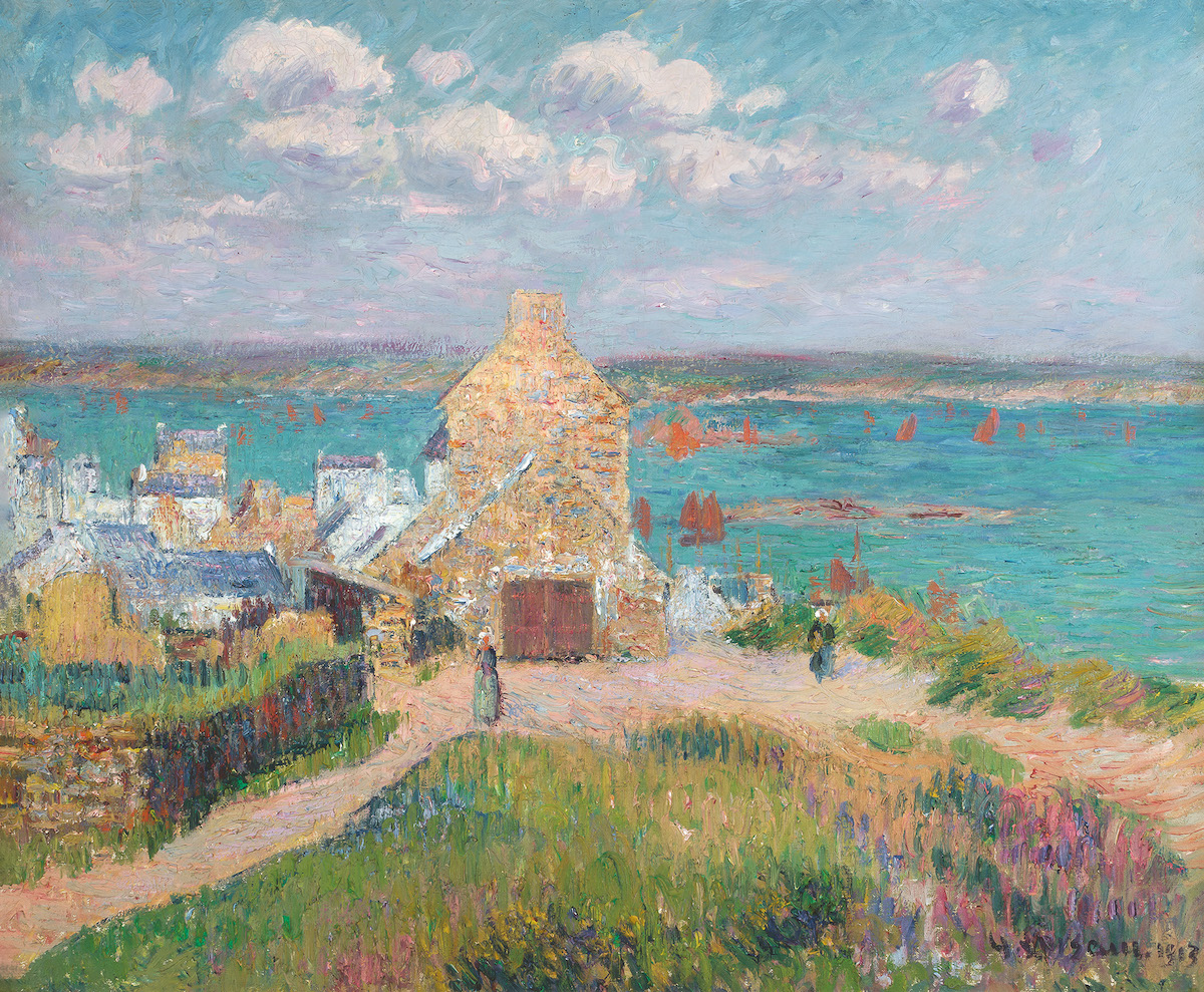 Impresionismo: Trebon, Bahía de Douarnenez, de Gustave Loiseau