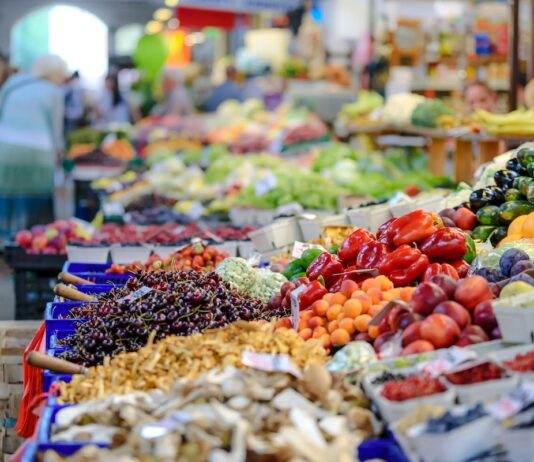 Mercado Tirso de Molina frutas y verduras