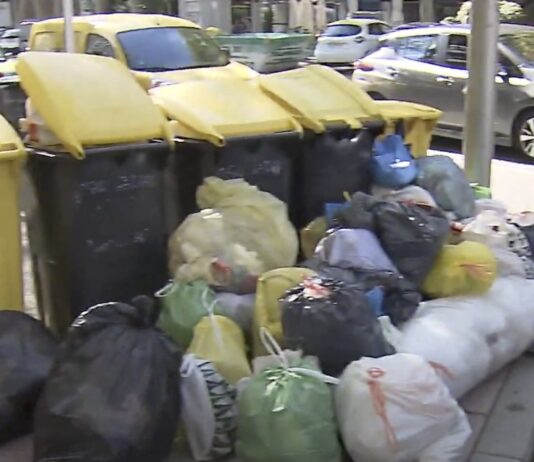 Basuras, huelga en Madrid, 24ABR2025