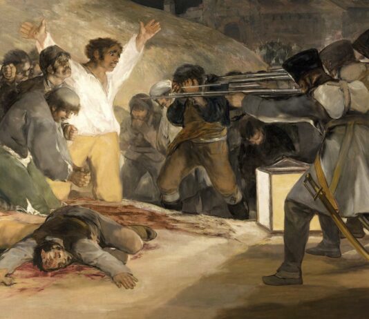 Goya fusilamientos 3 de mayo detalle
