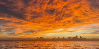 Oceano ardiente en Barbados ©Matthew Wison OMM