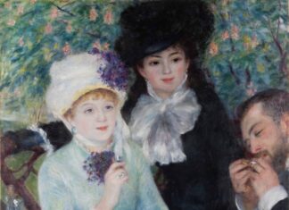 Después del almuerzo por Pierre-Auguste Renoir
