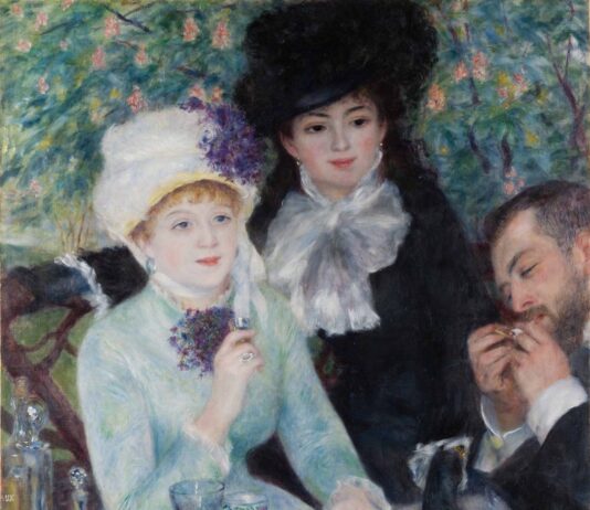 Después del almuerzo por Pierre-Auguste Renoir