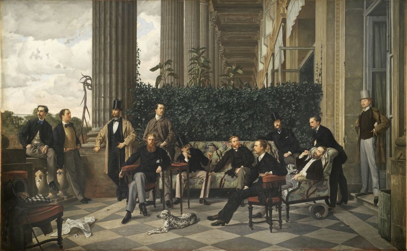 El Círculo de la Rue Royale por James Tissot