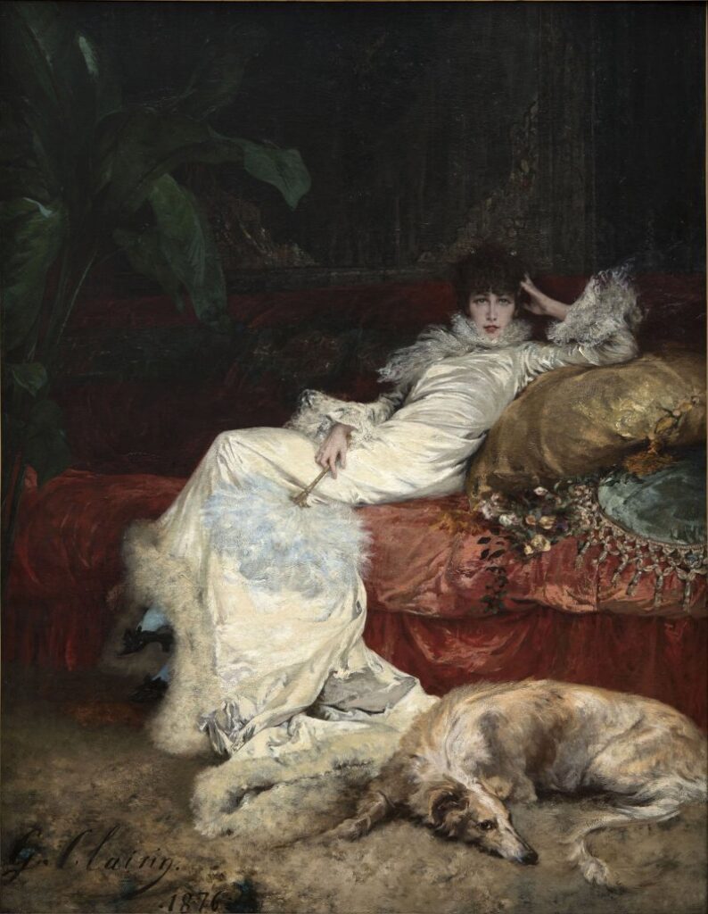 Sarah Bernhardt por Georges Jules Victor Clairin