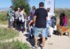 23SEP2023: Vecinos de Alcobendas en los terrenos del antiguo vertedero, que ahora se promueve como «Parque Forestal Fuente Lucha Nodo de Hábitats».
