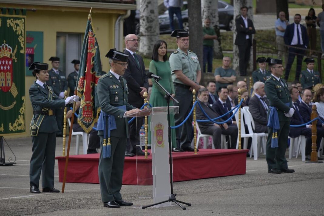 El coronel Carlos de Miguel en la toma de posesión del mando de la Comandancia de Madrid de la Guardia Civil. 11JUN2025 ©DGM