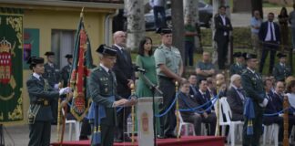 El coronel Carlos de Miguel en la toma de posesión del mando de la Comandancia de Madrid de la Guardia Civil. 11JUN2025 ©DGM