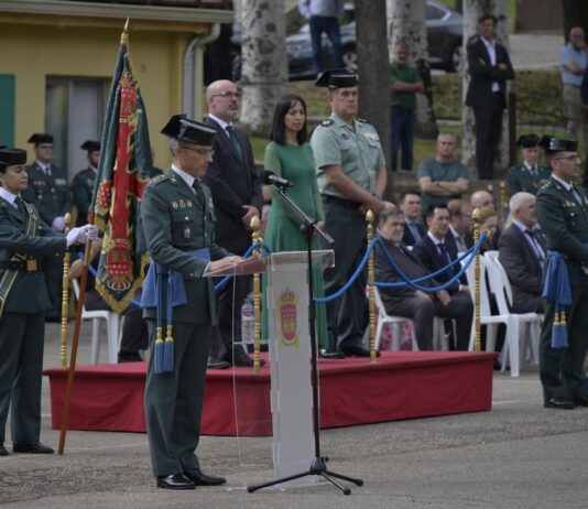 El coronel Carlos de Miguel en la toma de posesión del mando de la Comandancia de Madrid de la Guardia Civil. 11JUN2025 ©DGM