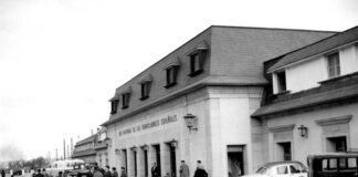 Avila, estación. ©Vicente-Garrido, 1960. Museo del Ferrocarril Madrid