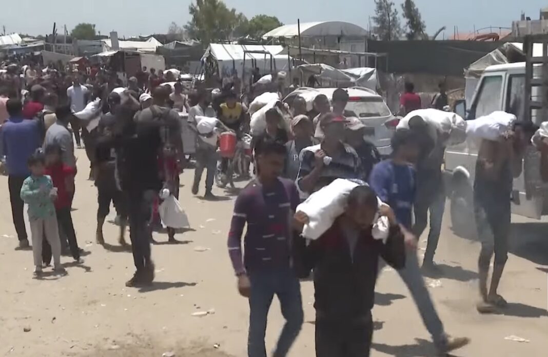 Reparto caótico por EEUU e Israel de la ayuda humanitaria en Gaza