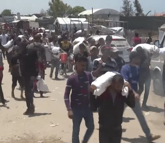 Reparto caótico por EEUU e Israel de la ayuda humanitaria en Gaza