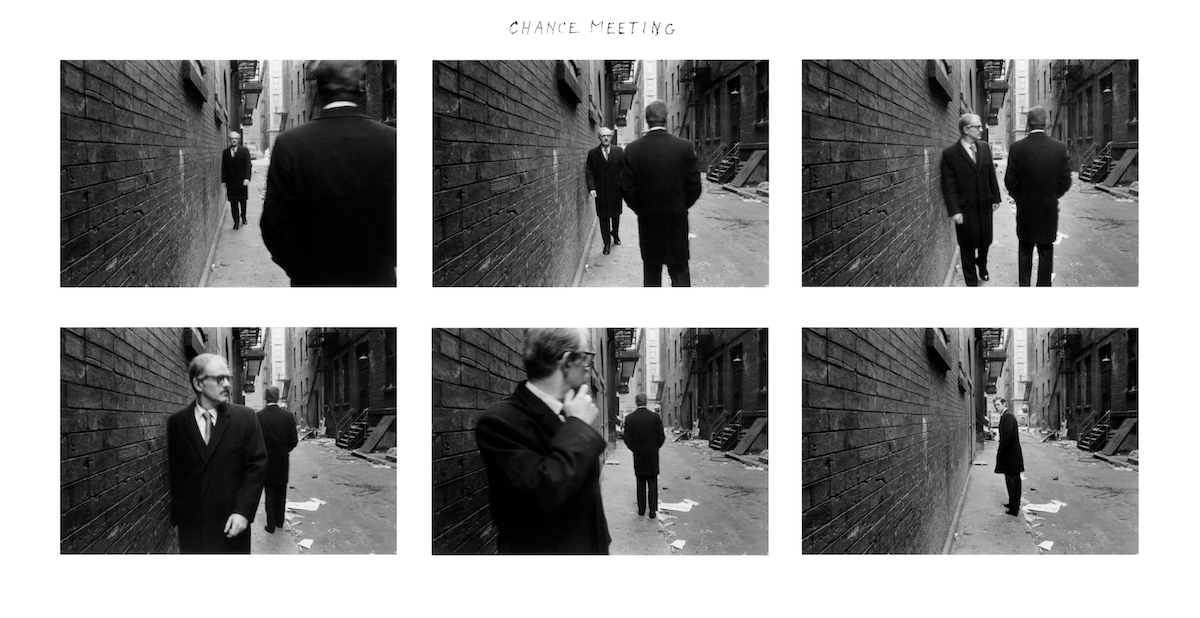 Duane Michals: encuentro casual