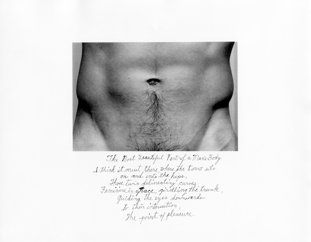 Michals: La parte más-hermosa del cuerpo de un hombre