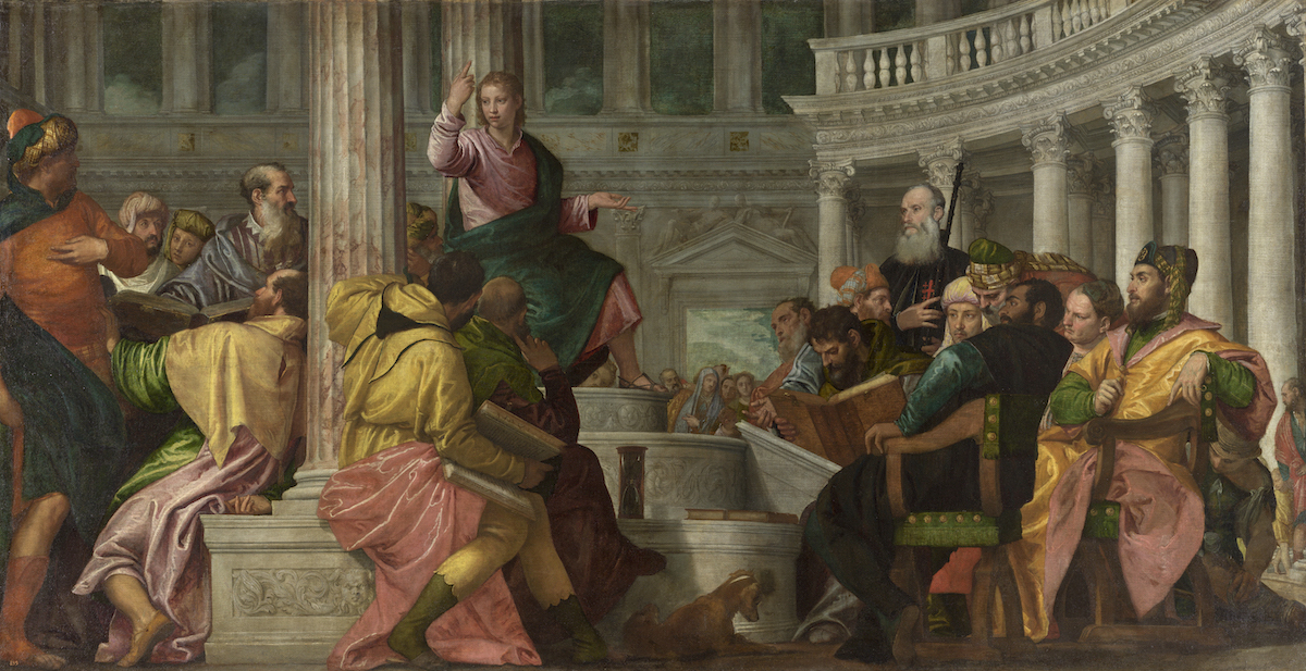Veronese: La disputa con los doctores en el templo