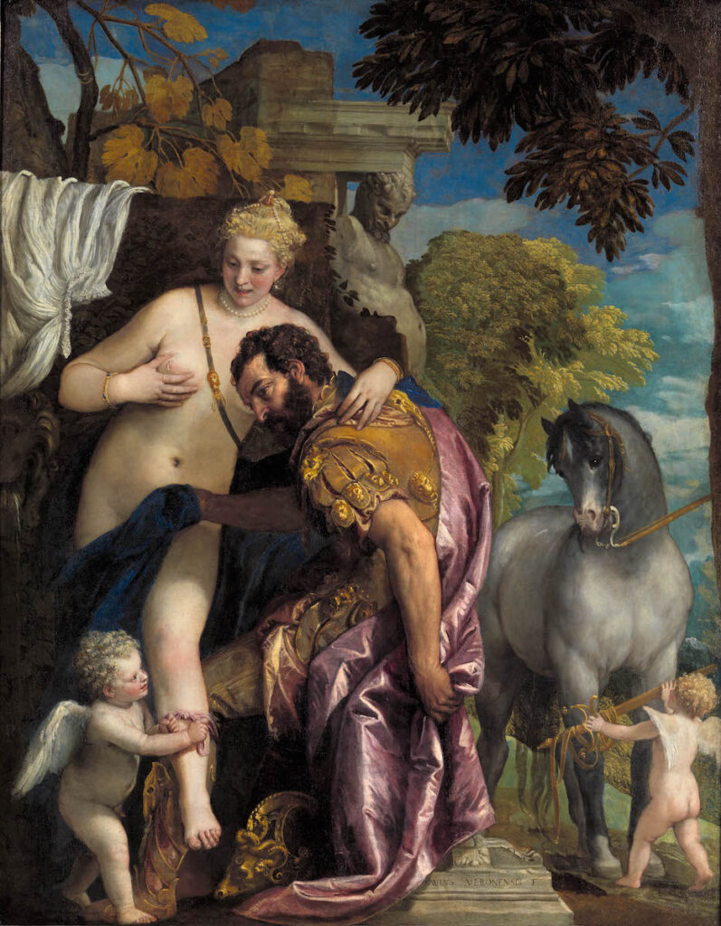 Veronese: Muerte y Venus unidos por Amor