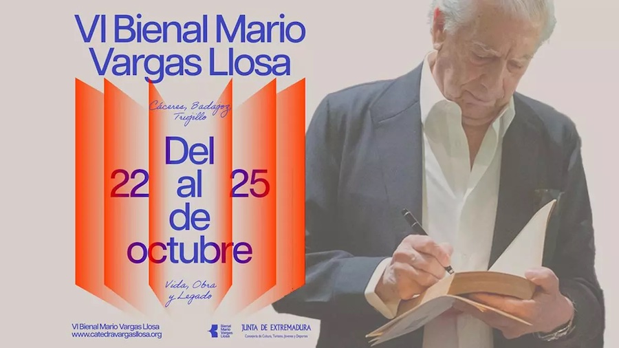 Bienal Vargas Llosa Extremadura banner