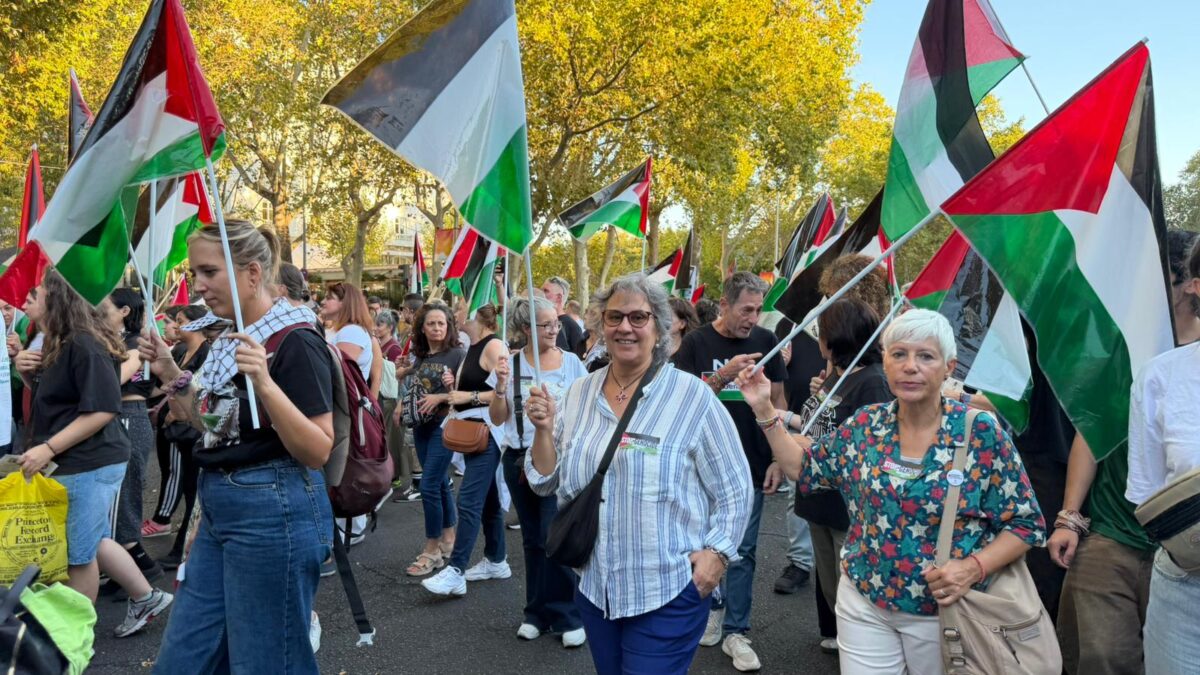 Mani Palestina Madrid 4OCT2025 Manifestantes ©mcastro