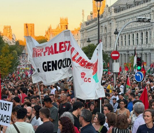 Mani Palestina Madrid 4OCT2025 Metrópolis ©mcastro