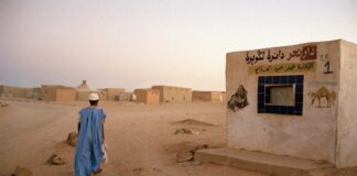 Campamento de refugiados en Tinduf