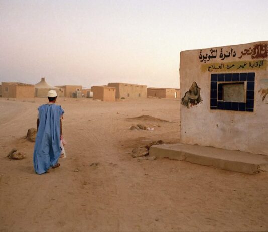 Campamento de refugiados en Tinduf