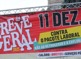 Huelga general en Portugal con un seguimiento masivo