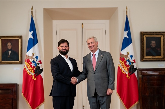 Gabriel Boric con José Antonio Kast La Modena 15DIC2025 Gabriel Boric con José Antonio Kast en La Modena 15DIC2025