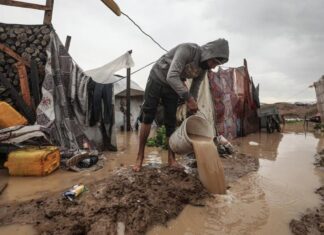 Cientos de miles de personas peligran por inundaciones en Gaza