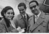 Carmen Martín Gaite, Ignacio Aldecoa y Alfonso Sastre. 1954. Archivo Carmen Martín Gaite (Junta de Castilla y León). ACMG, 81, 166.