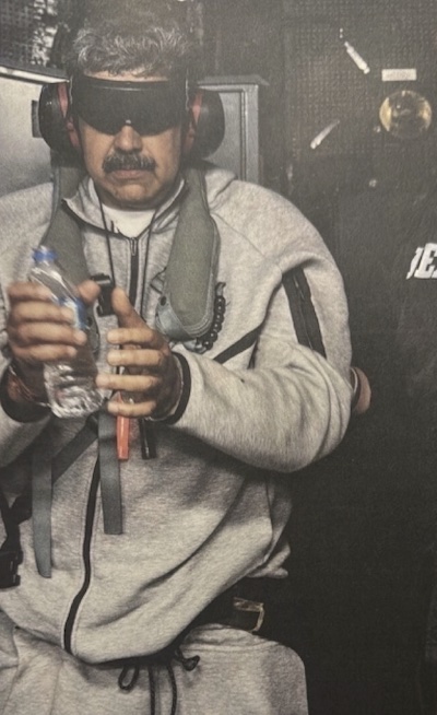 Maduro-detenido-3ENE2026 Primera imagen del secuestro de Nicolás Maduro el 3ENE2026