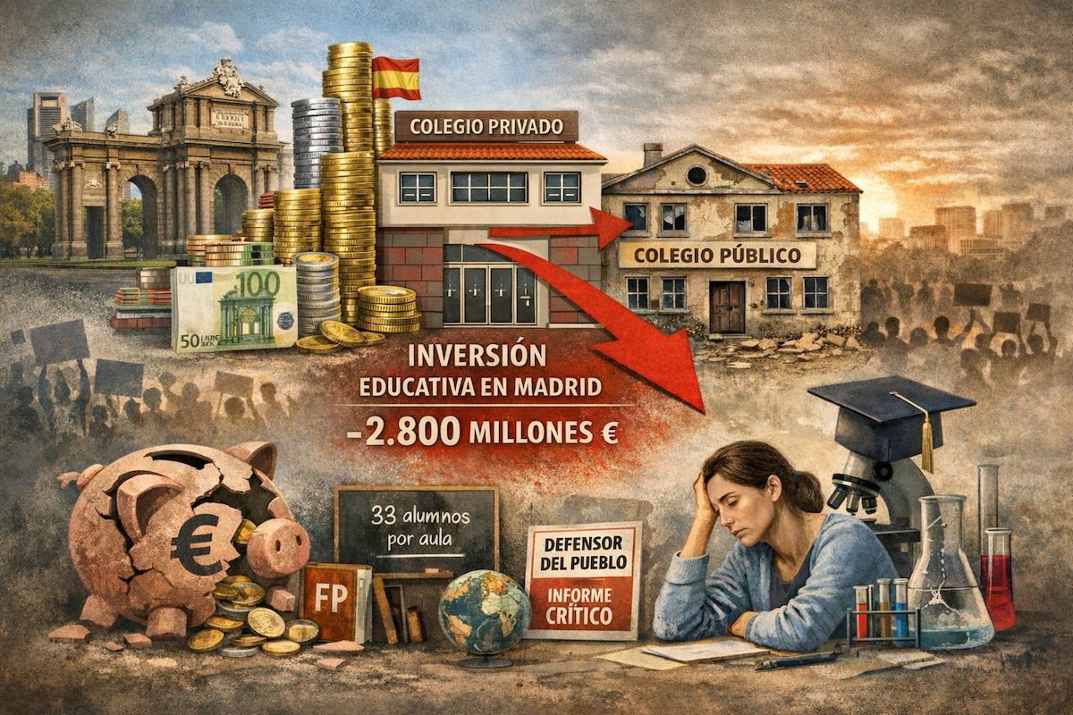 Educación Madrid déficirt 2800M ©AV-IA