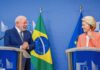 Análisis brasileño de la relación UE-Mercosur en un Occidente fragmentado Lula da Silva y Ursula von der Leyen el 17 de julio 2023 ©agenciabrasil