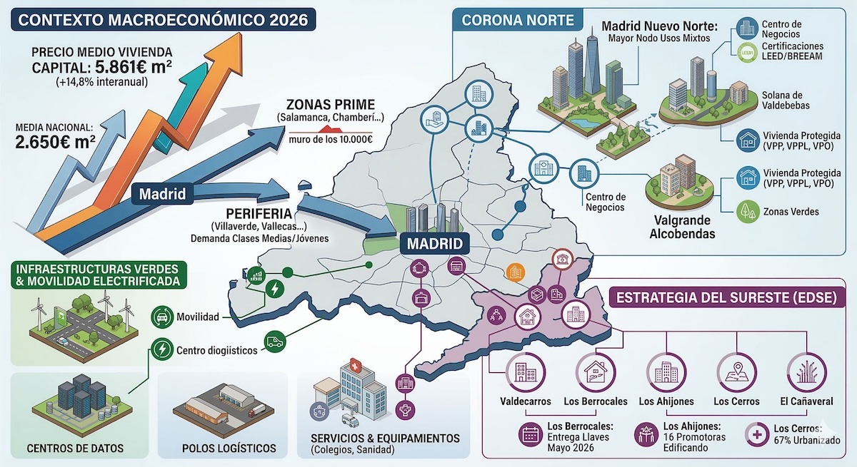 Madrid maqueta desarrollos urbanismo ©AqM-AV-IA